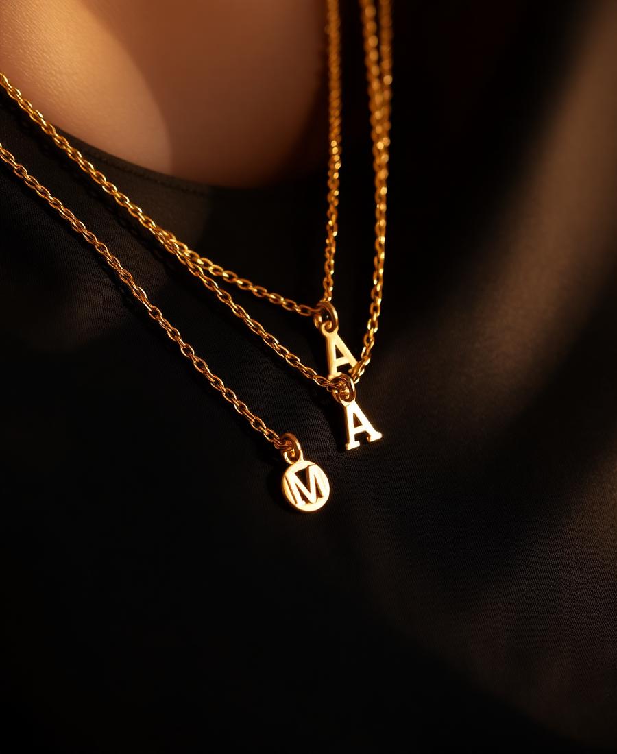 Engraved gold and silver keepsake jewelry